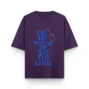  Chill Vibe Guitar Graphic Oversized T-Shirt